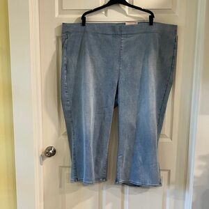 NWT NYDJ 28W Light Blue Stretch Waist Jeans Lift Tuck Technology